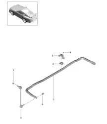 Stabilisator 991 R/GT3/RS 2014-17