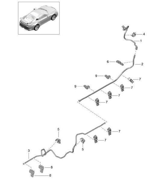 Diagram 604-015 Porsche Panamera Turbo S 4.0L V8 
