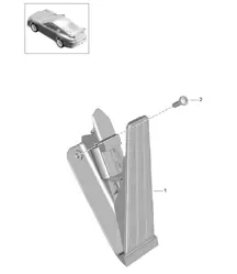 Pedale Gashebel 991 R/GT3/RS 2014-17