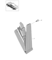 Pedale Drosselklappensteuerung 991 GT3/RS 2018>>
