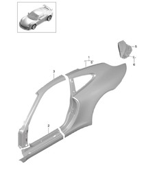 Side part - Outer - 991 GT3 / 991 (911) R 2014-21