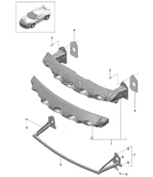 Porta parachoques delantero 991 GT3 2018>>