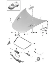 Fronthaube 991 GT3 II RS 2018>>
