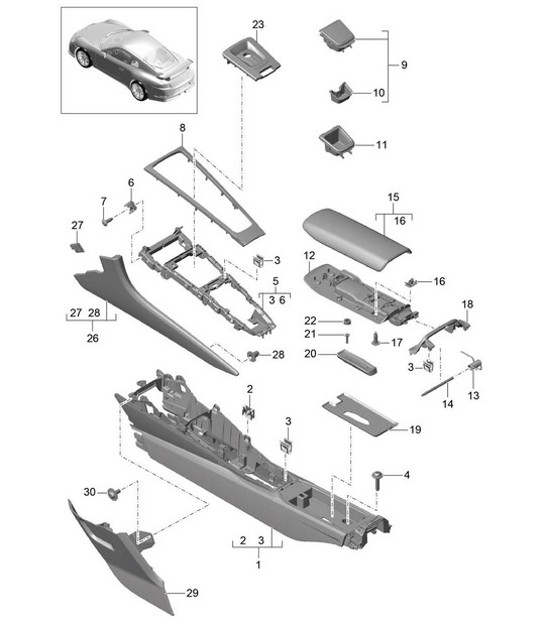 Diagram 809-020 Porsche Taycan (9J1) MK2 2024>> 
