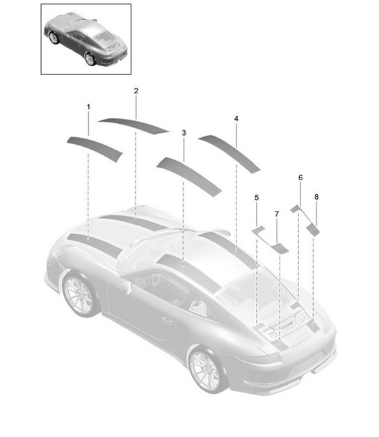 Diagram 810-020 Porsche 992 (911) MK2 2024>> 