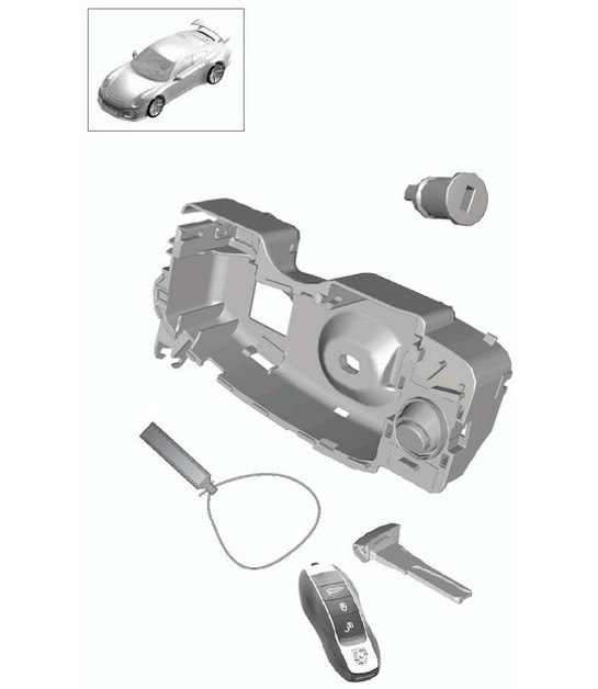 Diagram 898-000 Porsche Cayenne 9PA1 (957) 2007-2010 Body