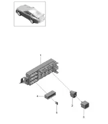 Zentralelektrik / Heck 991 R/GT3/RS 2014-21