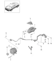 Anlasser / Lichtmaschine / Massekabel 991 R/GT3/RS 2014-21