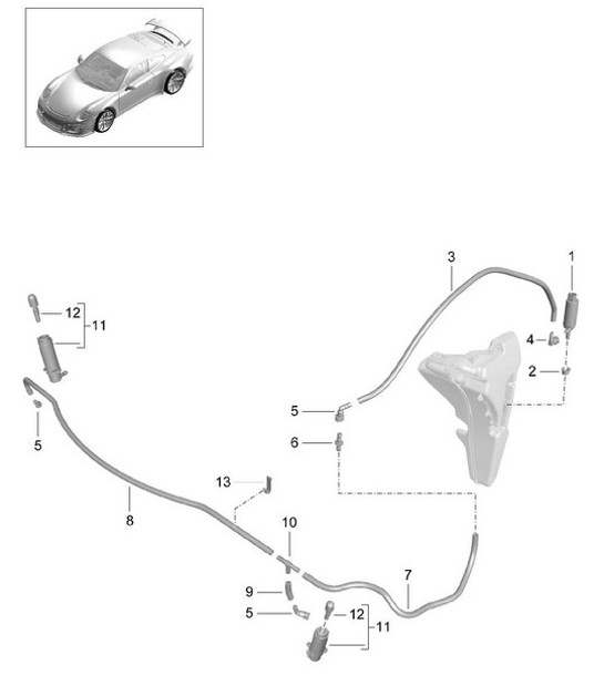 Diagram 904-020 Porsche Cayenne Coupe GTS V8 4.0L Petrol 460Hp 