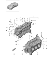 Carter motore 991 Turbo / GT2 RS 2014-20