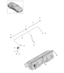 Filtro dell'aria / Controllo del vuoto 991 Turbo 3.8L 2014-20