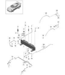 Raffreddamento ad acqua / Intercooler 991 GT2 RS 2017-20