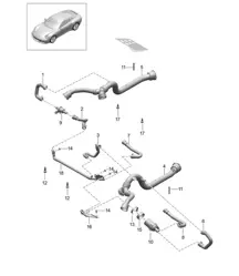 Differenziale assale anteriore / Raffreddamento 991 Turbo 2014-20