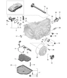 - PDK - Getriebe Einzelteile 991 Turbo / GT2 RS 2014-20