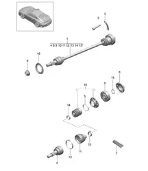 Antriebswelle 991 Turbo >>2016