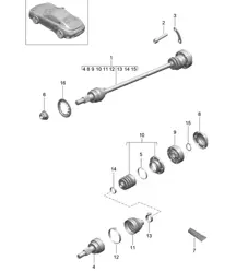 Antriebswelle 991 Turbo 2017>>