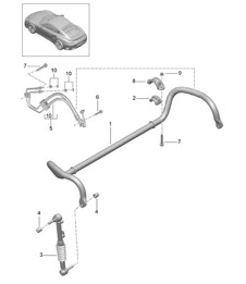Barra stabilizzatrice PDCC -PR:352 - 991 Turbo >>2016 Barra stabilizzatrice PDCC -PR:352 - 991 Turbo >>2016