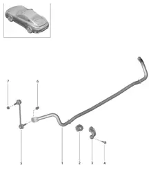 Barre anti-roulis 991 Turbo 2017>>