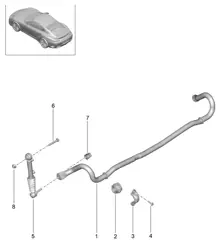 Barre anti-roulis PDCC - PR:352 - 991 Turbo 2017>>