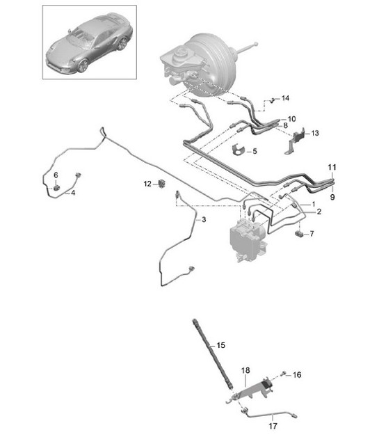 Diagram 604-005 Porsche Cayenne Turbo S 4.5L 2006>> Wheels, Brakes