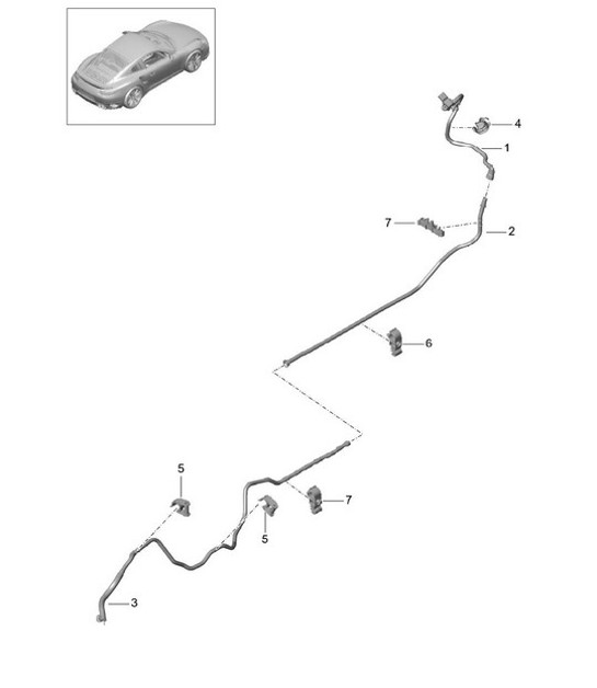 Diagram 604-015 Porsche Cayenne V6 3.0L Petrol 353Hp