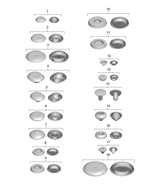 Diagram 801-002 Porsche Cayman 987C/981C (2005-2016) Body