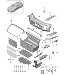 Front end / Individual parts 991 Turbo / GT2 RS 2014-20