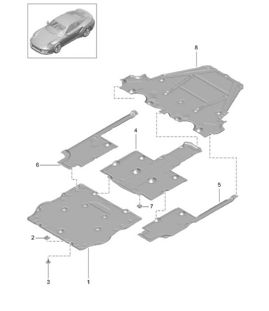 Diagram 801-070 Porsche Panamera 971 MK2 (2021-2023) 