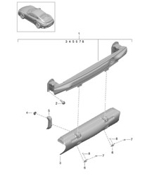 Porta parachoques - TRASERO - 991 Turbo &gt;&gt;2016