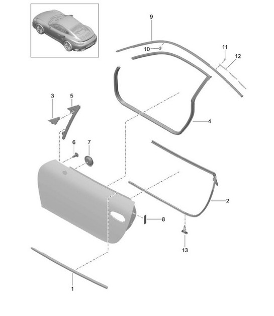 Diagram 804-010 Porsche Cayenne E-Hybrid V6 3.0L 470Hp 