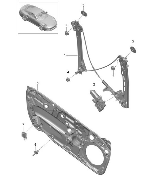 Diagram 804-030 Porsche Taycan (9J1) MK2 2024>> 