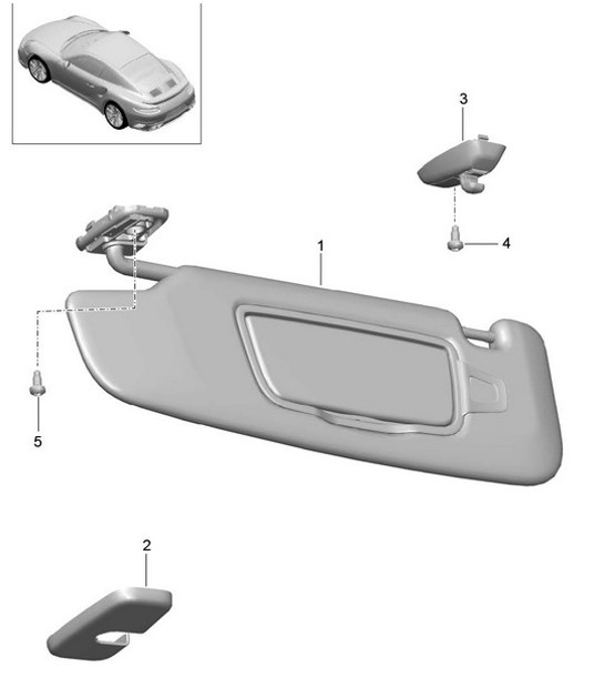 Diagram 807-067 Porsche 996 C2 3.4L 1997-08/01 Body