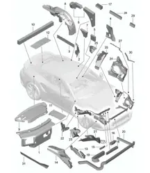 Carrosserie / Insonorisation - COUPE - 991 Turbo >>2016