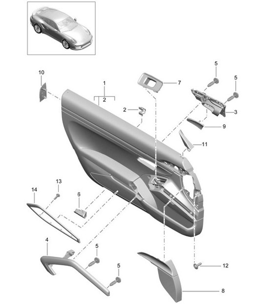 Diagram 808-000 Porsche Macan (95B) MK2 2019-2021 