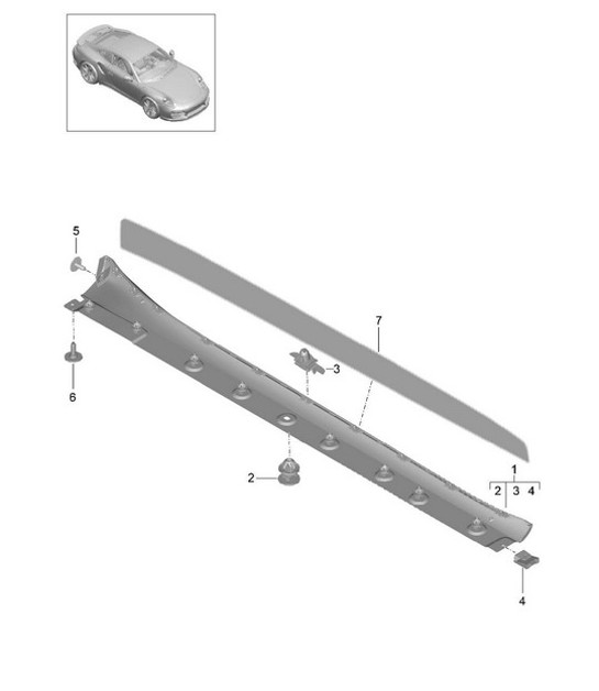 Diagram 810-005 Porsche Taycan (9J1) MK1 2020-2024 