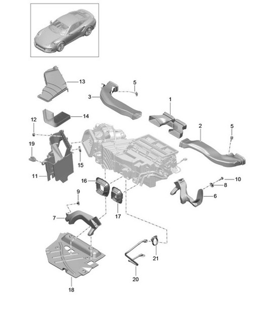 Diagram 813-005 Porsche Cayenne S 4.5L V8 2003>> Body
