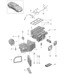 Klimaanlage und Einzelteile 991 Turbo / GT2 RS 2014-20