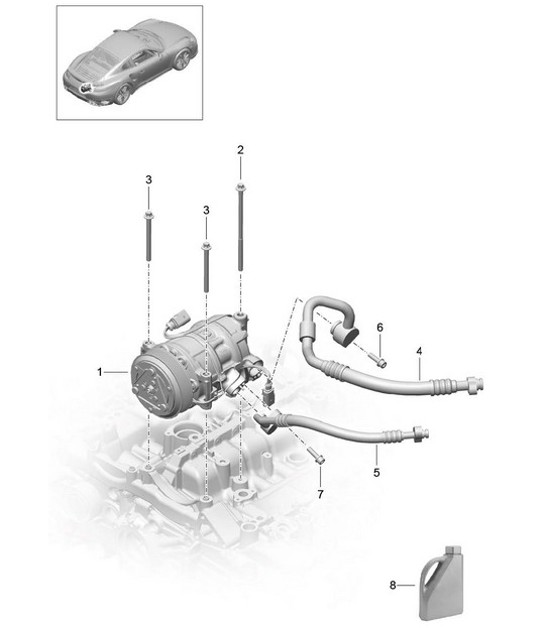 Diagram 813-016 Porsche Macan GTS Petrol 3.0L V6 360Bhp Body