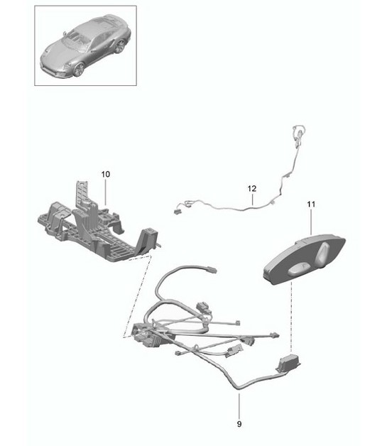 Diagram 817-034 Porsche Cayenne Turbo S 4.5L 2006>> Body