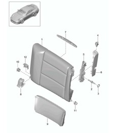 Respaldo de emergencia / Accesorios - COUPE - 991 Turbo >>2016 Respaldo de emergencia / Accesorios - COUPE - 991 Turbo >>2016