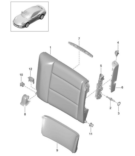 Diagram 817-041 Porsche Cayman 987C/981C (2005-2016) Body
