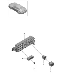 Zentralelektrik / Heck 991 Turbo / GT2 RS 2014-20