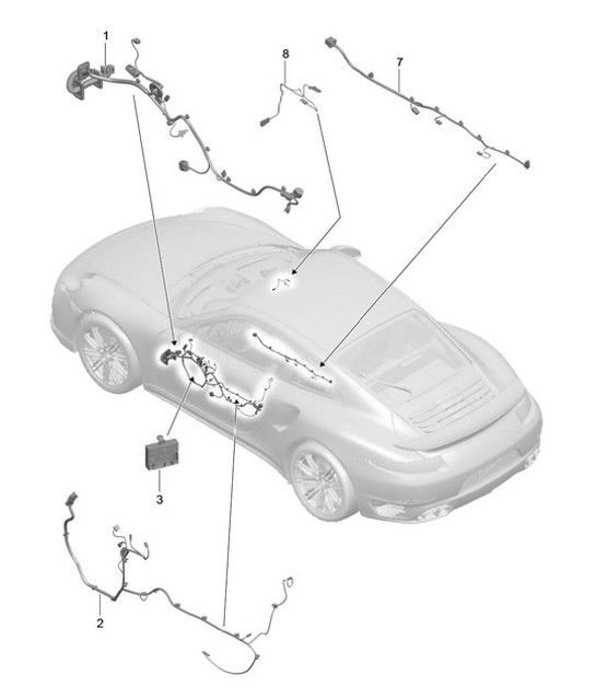 Diagram 902-015 Porsche Macan S Petrol 2.9L V6 380Bhp 