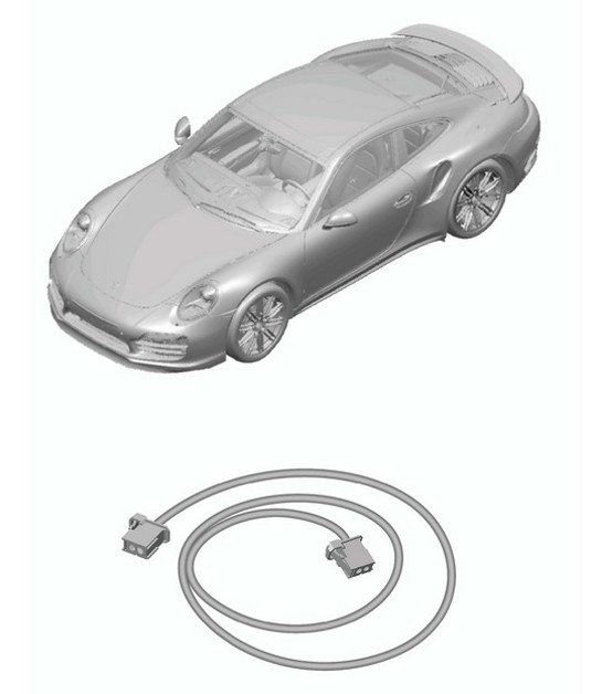 Diagram 902-060 Porsche Panamera Turbo V8 4.8L Electrical equipment