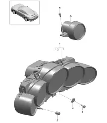 Instruments / Dial - Coloured - 991 Turbo / GT2 RS 2017>>