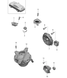 Lautsprecher 991 Turbo / GT2 RS 2017>>