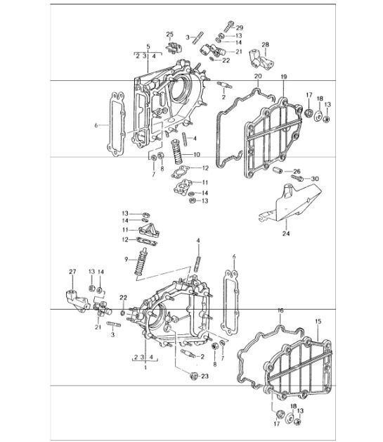 Diagram 103-05 Porsche Cayenne 3.2L V6 2003>> Engine