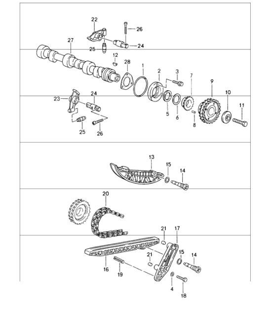 Diagram 103-10 Porsche Macan Petrol 2.0L 245Bhp 