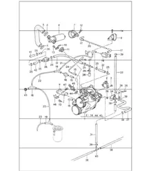 corps papillon 993 TURBO 1994-98