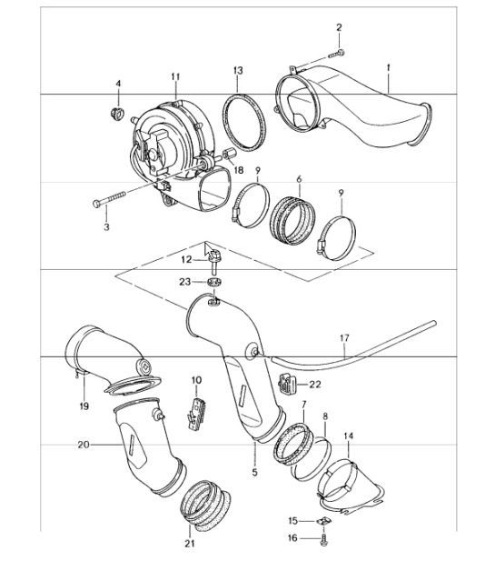 Diagram 108-10 Porsche Cayenne 3.2L V6 2003>> Engine